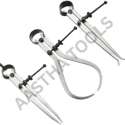 Spring Caliper Set 3 Pieces Inside,Outside & Divider 6” IN/150MM Dial Caliper-27