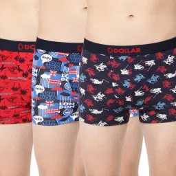 Pack of 3 Combed Cotton Trendy Printed Men Trunk-picture-13