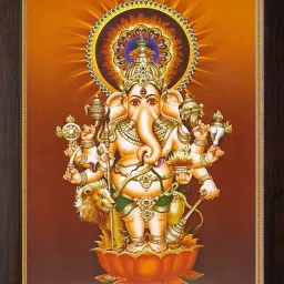 Drishti Ganesha / Ganapathy Religious Frame-image-18