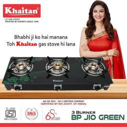 3 Burner BP-JIO Green Digital Toughend Glass Manual Gas Stove-image-44