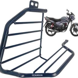 Bike Black Iron Side Guard Saree Guard foot rest For Shine 125 Bike Saree Guard-image-86