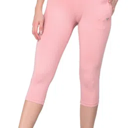 Regular fit capri for women and girls Women Pink Capri-image-50