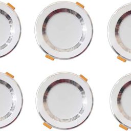 9W Led Ceiling Down Light White Round Pack of 6 Recessed Ceiling Lamp-image-32