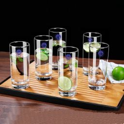 (Pack of 6) Clear Glass Plain Water Glasses Set of 6 Glass Set Water/Juice Glass-image-3