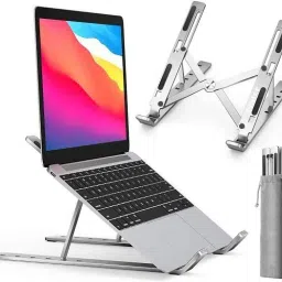 VAVLEL Aluminum Laptop Computer/Holder Compatible with macbook ,laptop Foldable Desktop Holder Laptop Stand-image-62
