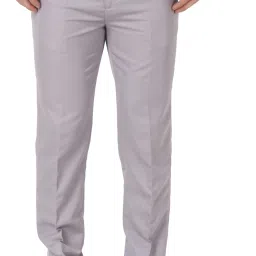 Men Slim Fit Multicolor Polycotton Trousers-image-34