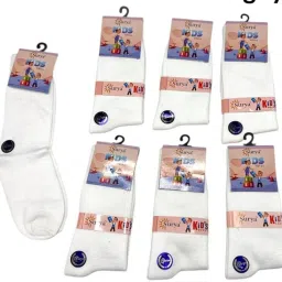 Dolphinhankies White Uniform Sock-image-36