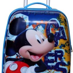 Small Cabin Suitcase (48 cm) 4 Wheels - 18" Inch F Micky Pattern 4 Wheeled Suitcase For Kids Children Suitcase Kid Luggage Travel Trolley Bag - Multicolor-image-25