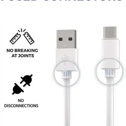 EYNK USB Type C Cable 6.5 A 1.2 m 65watt Realme Super Fast Type C Data Cable, USB-A to USB-C Cable image 4