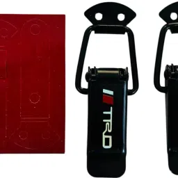 Car Bumper Security Hook Lock Clips Kit (Set Of 2)Compatible With All Cars Locking Carabiner-23