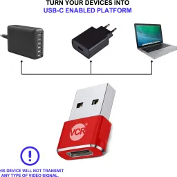 VCR Lightning, Micro USB, USB, USB Type C OTG Adapter image 3