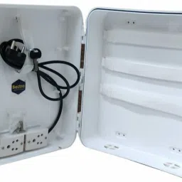 DVR/Server/Network Cabinet Box/Rack for CCTV DVR/NVR/POE With 3 Power Socket. Plastic Wall Shelf-image-7