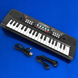 37-Key Musical Piano Keyboard with Microphone 430A1 Song Record Feaure_L377-image-0