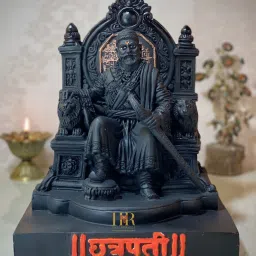 (SM 905 Black) Chhatrapati Shivaji Maharaj Idol,Home & Office Decor,Gifting Decorative Showpiece - 24 cm-6