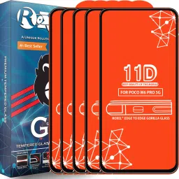 Roxel Edge To Edge Tempered Glass for Poco M6 Pro 5G-16