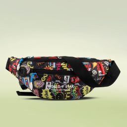 Worldstar printted rock waist bag Waist Bag-image-61