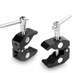 MILLETS Super Clamp(2 Pack) Magic Arm Clamp for DJI Ronin, Camera Monitor, LED Light Tripod Ball Head-picture-14