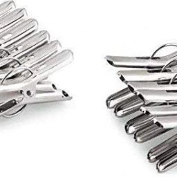 24 Clips Cloth Peg/Clothes Clip/Cloth Drying Pins/Pegs for Hanger/Rods/Ropes/Drying Clothes Stainless Steel Cloth Clips-image-93