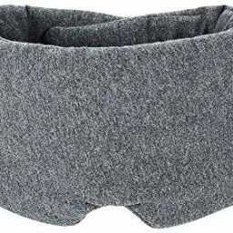 Cotton Sleep Mask Blackout - Comfortable & Breathable Eye Mask for Sleeping Adjustable Blinder Blindfold Airplane with Travel Pouch - Best Night Companion Eyeshade for Women Men Kid, Grey-image-74