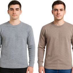 Paryag Men's Full Sleeve Thermal Top for Winter Men Top Thermal-image-15