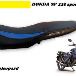 autoleopard HONDA SP 125 SPORTS BS 6 BIKE SEAT COVER Single Bike Seat Cover For Honda NA-picture-1
