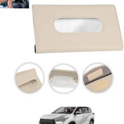 Universal Leatherite Rectangle Beige Tissue Box For Car/office/Home-153 Vehicle Tissue Dispenser-image-93