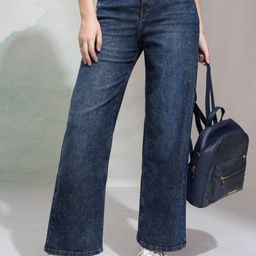 tokyo talkies Women Regular Mid Rise Light Blue Jeans-picture-18