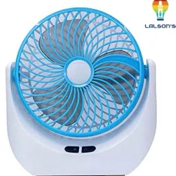 High-Speed--Rechargeable Table Fan with LED Light, For Home, Office, Kitchen 5 Star 1400 3 Blade Table Fan-19