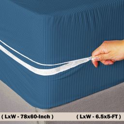 Zippered King Size Breathable Mattress Cover-image-89