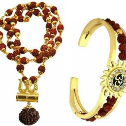 Brass, Stainless Steel Gold-plated Brown, Gold Jewel Set-image-64