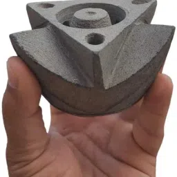 v m grains Three Inside Wick Triangle Shape Stoneware Table Diya image 4