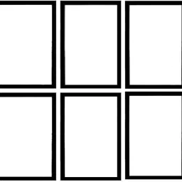 A4 Document Photo Frame, Black Photo Frames for Home and Office decoration (6) 1 inch A4-28