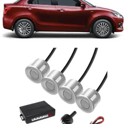 VS319 Silver Car Reverse Parking Sensor with LED Display 4 Sensor V319 Parking Sensor-image-99