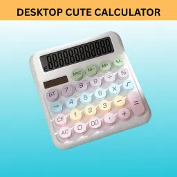 Desktop Calculator, 12-Digit Large LCD and Large Buttons for Office, Homes I14 Basic Calculator-image-95