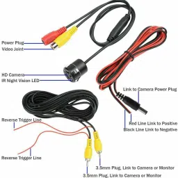 carempire 8 LED Night Vision Waterproof Vehicle Camera System Reverse Assist Camera System image 4