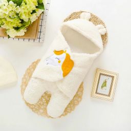 Cartoon Single Hooded Baby Blanket forAC Room-image-95