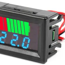 Battery Voltage Indicator 12V 24V 36V 48V 60V 72V 0.56" LED Voltmeter (1 Piece) Voltmeter-2