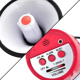 kh Megaphone with Wireless Mic 50 Watts Handheld Megaphone with Recorder Bluetooth Outdoor, Indoor PA System image 3
