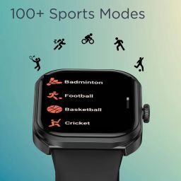 Fastrack Revoltt FS2+|2.01'' Display|Functional Crown|BT Calling|AI Voice Assistance|IP68 Smartwatch image 4