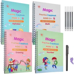 Magic Reusable Handwriting English Alphabet Copy Books for Kids-11