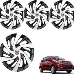 cubodeplato CDP_Ertiga silver Black 15Inch Wheel Cover For Maruti Ertiga-picture-12