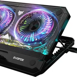 EVOFOX Blizzard 17 Inches with RGB 2 Fan Cooling Pad-image-0