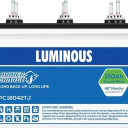 luminous PowerCharge PC18042TJ 150Ah Tubular Jumbo Battery Tubular Inverter Battery-picture-40