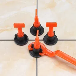 getanyway Reusable Tile Leveling System 50 PCS Kit For Tiles Installation Flooring / Wall Reusable Tile Leveling System 50 PCS Kit For Tiles Installation Flooring Non-magnetic Post Level image 2