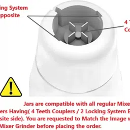 goldwinner Unbreakable Juicer Jar for Mixer Grinder Transparent Plastic without filter Mixer Juicer Jar image 2