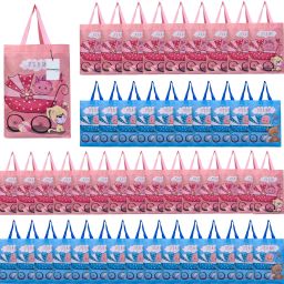 Reusable Shopping Bag With Handle|Baby Shower Bag|Pack of 50|Multicolor Pack of 50 Grocery Bags-39