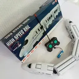 tagos bazar High Speed Bullet Train Battery operaed Toy, Rail Set For kids-picture-2