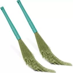 Nylon Phool Jharu |Broom dust free 100% | Plastic Phool Jharu | Pack 2 Nylon Wet and Dry Broom-image-23
