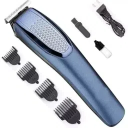 ALAMPAR Rechargeable Barber & Saloon Choice Hair Beard Fully Waterproof Body Groomer 60 min Runtime 4 Length Settings-image-2