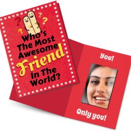 Most Awesome Friend Mirror Card - Gift for Friends - For Friendship Day Greeting Card-image-51